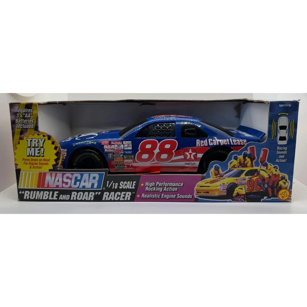 1997 Toy Biz NASCAR Rumble N Roar Dale Jarrett #88 Quality Care Ford Racer 1:18